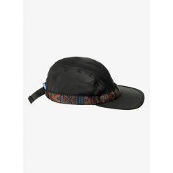 Czapka z daszkiem Kavu Synthetic Strapcap. Czarne czapki damskie KAVU, bez wzorów. Za 167.99 zł.