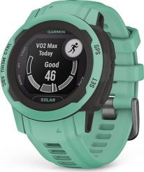 Zegarek sportowy Garmin Instinct 2S Solar Zielony (010-02564-02). Zielone zegarki sportowe Garmin, bez wzorów. Za 1,132.83 zł.