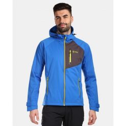 Męska kurtka softshell Kilpi BELTRA-M. Niebieskie kurtki męskie Kilpi, l, bez wzorów, z softshellu, bez kaptura, trekkingowe. Za 342.99 zł.