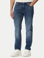 Guess Jeansy M6YAS2 D1475 Niebieski Slim Tapered Fit. Niebieskie jeansy męskie Guess, z bawełny. Za 434.99 zł.