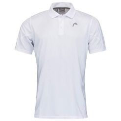 Koszulka polo męska CLUB 22 Tech. Białe koszulki sportowe męskie Head, m, bez wzorów, z materiału, bez ramiączek, tenisowe. Za 159.99 zł.