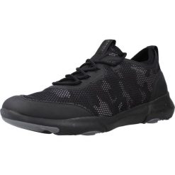 Buty GEOX D NEBULA X Czarny. Czarne obuwie trekkingowe damskie Geox, z tkaniny, bez zapięcia. Za 321.99 zł.