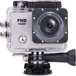 Kamera Hurtel Kamera sportowa 1080P Full HD Wi-Fi 12Mpx wodoodporna szerokokątna + akcesoria biała Kamera sportowa 1080P Full HD Wi-Fi 12Mpx wodoodpor. Kamery sportowe Hurtel. Za 98.63 zł.