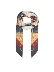 Guess Chusta AW5343 POL03 Szary. Szare rękawiczki damskie Guess, z aplikacjami, z poliesteru. Za 139.99 zł.