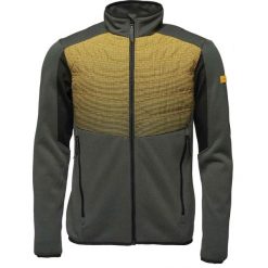 Męski sweter sportowy Loap Gandalf szaro-żółty. Szare koszulki sportowe męskie Scarpa, m, bez wzorów, z materiału, bez ramiączek, do biegania. Za 170.39 zł.