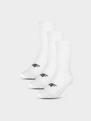 4F Skarpety casual za kostkę (3-pack) męskie - białe 43-46. Białe skarpety męskie 4F, bez wzorów, z bawełny. Za 54.99 zł.