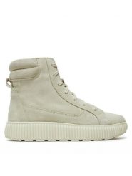 Geox Trzewiki D Graisy D46XFF 00022 C6738 Szary. Szare botki damskie Geox, bez wzorów, ze skóry, bez obcasa, na płaskiej podeszwie, bez zapięcia. Za 529.99 zł.