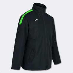 Kurtka sportowa wiatrówka męska Joma Trivor. Czarne kurtki sportowe męskie Joma, m, bez wzorów, bez kaptura. W wyprzedaży za 249.15 zł.