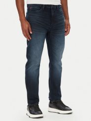 HUGO Jeansy HUGO 708 50561250 Granatowy Slim Fit. Niebieskie jeansy męskie Hugo, z bawełny. Za 449.99 zł.