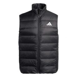 Kurtka puchowa adidas Essentials 3-Stripes. Czarne kurtki męskie Adidas, m, bez wzorów, z puchu, eleganckie, bez kaptura. Za 241.50 zł.