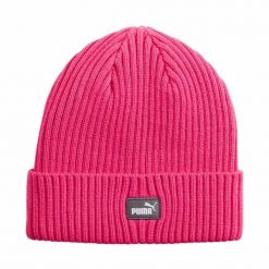 Czapka Puma Classic Cuff Beanie. Czerwone czapki damskie Puma, bez wzorów, sportowe. Za 92.92 zł.