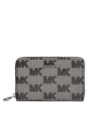 MICHAEL Michael Kors Portfel 32F6SJ6D0J Czarny. Czarne portfele damskie MICHAEL Michael Kors, ze skóry. Za 549.99 zł.