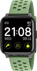 Smartwatch Rubicon X3 Zielony (RNCE58BINX03AX). Zielone zegarki smartwatch Rubicon, bez wzorów. Za 140.32 zł.