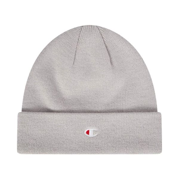 Czapka unisex Champion Beanie Cap. Szare czapki damskie Champion, bez wzorów, z materiału. Za 62.99 zł.