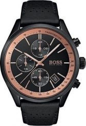 Zegarek Hugo Boss ZEGAREK MĘSKI HUGO BOSS 1513550 Grand Prix Chronograph (zh003e). Zegarki męskie Hugo Boss, bez wzorów. Za 586.99 zł.