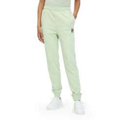 Spodnie damskie FILA Lubna. Zielone spodnie dresowe damskie Fila, bez wzorów, z dresówki, casualowe. Za 139.99 zł.