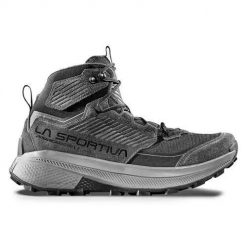Buty trekkingowe męskie La Sportiva Prodigio Hike LT GTX. Szare trekkingi męskie La Sportiva, z gore-texu, za kostkę, bez zapięcia. Za 1,137.00 zł.