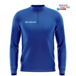 Bluza piłkarska dla dorosłych Givova Maglia Tecnica niebieska. Niebieskie bluzy męskie Givova, xl, bez wzorów, z poliesteru, sportowe, bez ramiączek, bez kaptura. Za 74.19 zł.