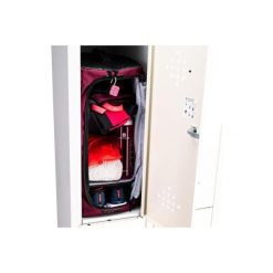 Torba fitness kardio LikeAlocker 40l. Szare torby sportowe męskie DOMYOS, bez wzorów, z materiału. Za 139.99 zł.