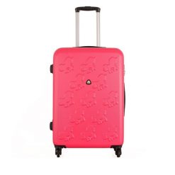 Walizka średnia Semi Line. Czerwone walizki damskie Semi-line, bez wzorów, średnie. Za 159.99 zł.