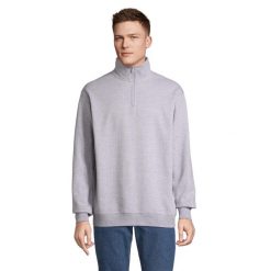 Bluza Rozpinana Unisex Dla Dorosłych Conrad Quarter Zip. Szare bluzy męskie SOL'S, m, bez wzorów, bez ramiączek, bez kaptura. Za 128.99 zł.