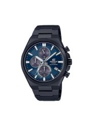 Casio Zegarek Edifice Solar Powered Chronograph EFS-S630DC-2AVUEF Czarny. Czarne, analogowe zegarki męskie Casio, bez wzorów. Za 959.99 zł.