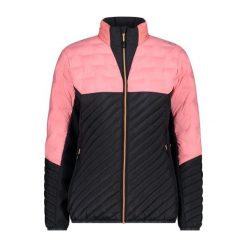 Damska kurtka puchowa CMP Unlimitech. Czarne kurtki sportowe damskie CMP, bez wzorów, z puchu, bez ramiączek, bez kaptura, trekkingowe. Za 614.00 zł.