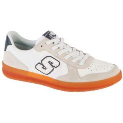 Buty sportowe Sneakersy męskie, New Wave Cup - Calven. Białe buty sportowe męskie Skechers, bez wzorów, bez zapięcia, trekkingowe. Za 299.99 zł.