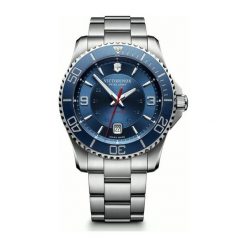 RABAT ZEGAREK VICTORINOX SWISS ARMY Maverick 241706. Niebieskie zegarki męskie VICTORINOX, bez wzorów, szklane. W wyprzedaży za 2,420.00 zł.