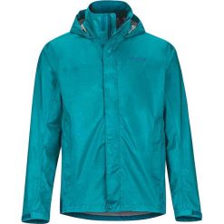 Kurtka funkcyjna "PreCip Eco Lite" w kolorze turkusowym. Niebieskie kurtki męskie Marmot, m, bez wzorów, z materiału, bez kaptura. W wyprzedaży za 209.95 zł.