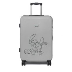 Walizka średnia Disney Classics. Szare walizki damskie Disney Classics, bez wzorów, średnie. Za 259.99 zł.