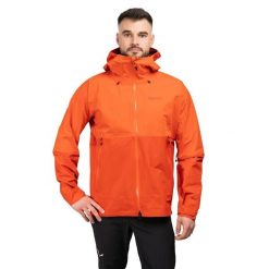 Kurtka trekkingowa męska Seeker GTX. Niebieskie kurtki męskie Marmot, m, bez wzorów, z hardshellu, bez kaptura, trekkingowe. Za 1,479.99 zł.