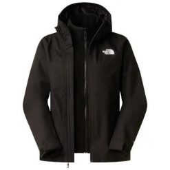 Kurtka turystyczna 3w1 damska The North Face W Quest Mono Triclimate. Czarne kurtki sportowe damskie The North Face, l, bez wzorów, z materiału, bez ramiączek, bez kaptura, trekkingowe. Za 873.00 zł.
