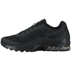 Buty do chodzenia męskie Nike Air Max Invigor GS. Czarne buty sportowe męskie Nike, bez wzorów, z materiału, bez zapięcia, trekkingowe, nike air max. Za 496.00 zł.