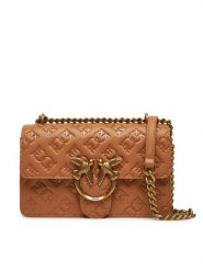 PINKO Torebka Love One Mini Dc PE 25 PLTT 100074 A1YB Brązowy. Brązowe torebki do ręki damskie Pinko, bez wzorów, ze skóry, bez dodatków. Za 1,179.00 zł.