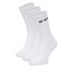 Skarpety krótkie G-Star Raw. Białe skarpetki damskie G-Star Raw, bez wzorów. Za 49.99 zł.