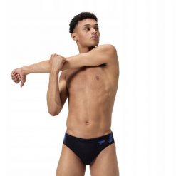 Męskie Spodenki Kąpielowe Hyperboom Splice. Niebieskie kąpielówki męskie Speedo, bez wzorów, sportowe. Za 161.99 zł.