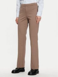 Fransa Spodnie materiałowe 20613528 Brązowy Regular Fit. Brązowe spodnie materiałowe damskie Fransa, bez wzorów, z materiału. Za 119.99 zł.