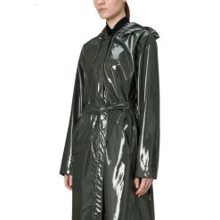 Kurtka RAINS A LINE LONGER W JACKET W3 Zielony. Zielone kurtki męskie Rains, bez wzorów, z syntetyku, bez kaptura. Za 528.50 zł.