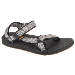 Sandały Teva Original Universal Sandals 1004006-APB czarne. Czarne sandały męskie na lato, bez wzorów, z materiału, klasyczne, bez zapięcia. Za 376.37 zł.