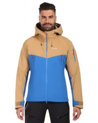Męska kurtka hardshell Kilpi TRINITY-M niebieska. Brązowe kurtki męskie Kilpi, l, bez wzorów, z hardshellu, z kapturem, snowboardowy. Za 829.50 zł.