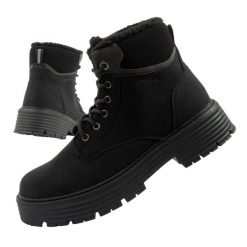 Buty trapery zimowe za kostkę damskie O'neill ocieplane. Czarne trapery damskie O'Neill, z materiału, za kostkę, bez zapięcia. Za 299.00 zł.