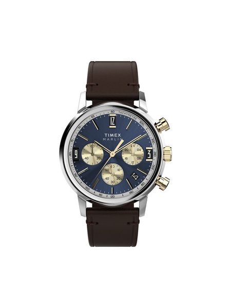 Timex Zegarek Marlin® Quartz Chronograph TW2W60400 Czarny. Czarne, analogowe zegarki męskie Timex, bez wzorów. Za 979.99 zł.
