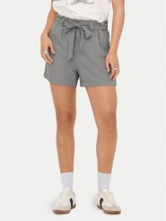 JDY Szorty materiałowe Say 15225921 Szary Regular Fit. Szare szorty damskie JDY, bez wzorów, ze lnu. Za 59.99 zł.