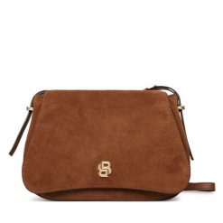 Torebka BOSS. Brązowe listonoszki damskie Boss, bez wzorów, bez dodatków. Za 1,549.00 zł.