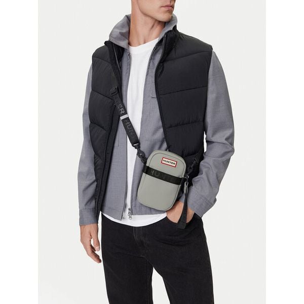 Saszetka Hunter. Szare saszetki i nerki męskie Hunter, bez wzorów. Za 129.99 zł.