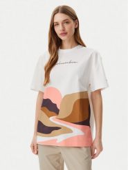 Columbia T-Shirt Rolling Bend™ Graphic 2120031 Biały Oversize. Białe t-shirty damskie Columbia, xs, bez wzorów, z bawełny, bez kołnierzyka, bez ramiączek. Za 89.99 zł.