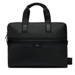 Torba na laptopa BOSS. Czarne torby na laptopa damskie Boss, bez wzorów. Za 609.99 zł.