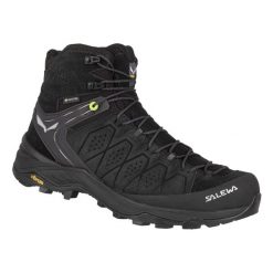 Buty Trekkingowe Męskie Salewa Alp Trainer 2 Mid Gtx. Czarne buty zimowe męskie Salewa, z gumy, za kostkę, bez zapięcia. Za 1,159.00 zł.