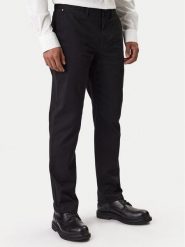 Tommy Hilfiger Chinosy Core Denton MW0MW41993 Czarny Regular Fit. Czarne eleganckie spodnie męskie Tommy Hilfiger, bez wzorów, z bawełny. Za 389.99 zł.